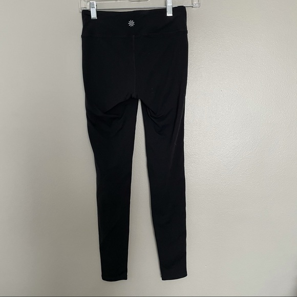 Athleta Gleam Faux Leather Front Leggings - Picture 3 of 8